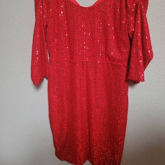 Shein red dress size L - Picture 3 of 6